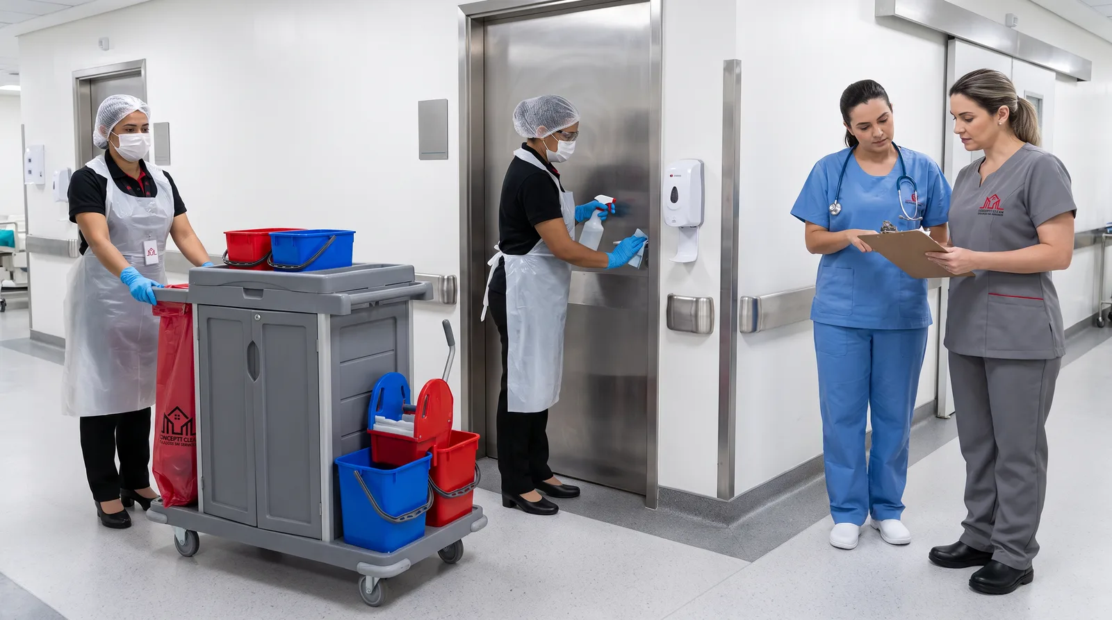Áreas críticas, semicríticas e não críticas: como a limpeza hospitalar se organiza