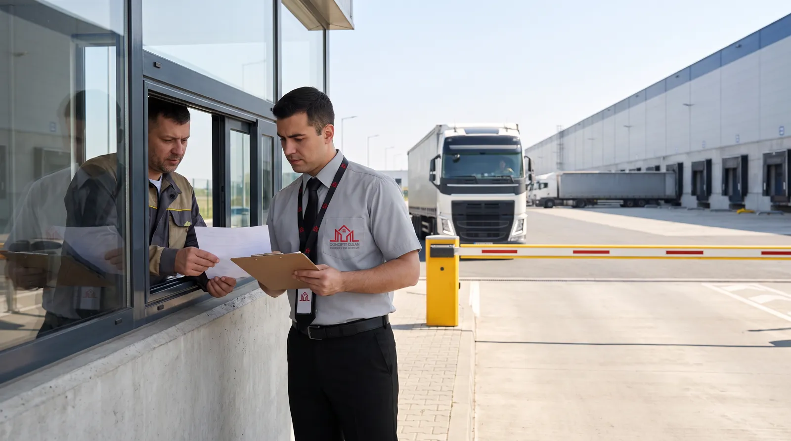 Portaria de galpão e centro de distribuição: controle de veículos e cargas